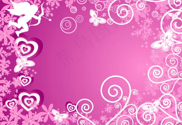 粉色背景,背景元素eps,ai矢量模版下载