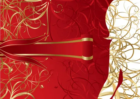 杂乱的花纹丝带