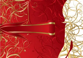 杂乱的花纹丝带