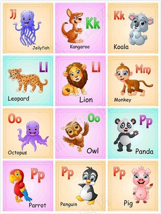 儿童英文识字卡2