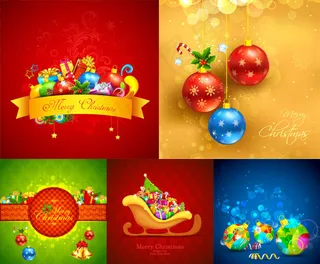 华丽的圣诞背景