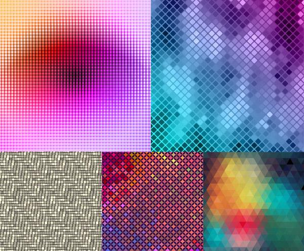 潮流彩色霓虹背景