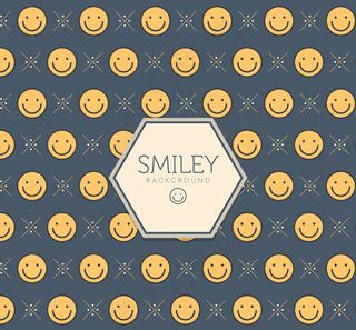 笑脸无缝背景