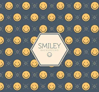 笑脸无缝背景