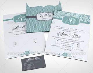 邀请卡展示样机