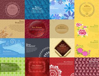 漂亮的花纹底纹