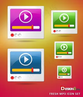 MP3网页图标,免抠元素 MP3网页图标,免抠元素