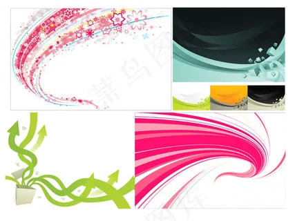 动感背景矢量,背景元素