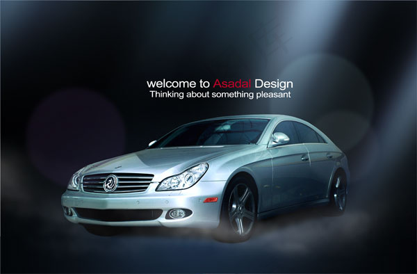 高档汽车户外海报