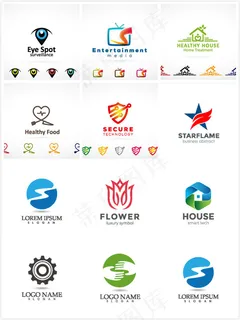 个性LOGO图标,免抠元素