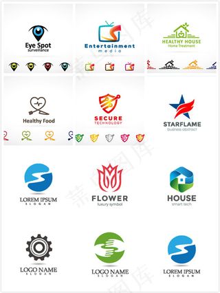 个性LOGO图标,免抠元素