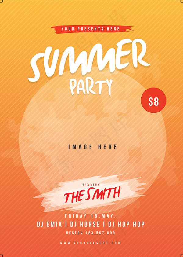 夏季派对海报