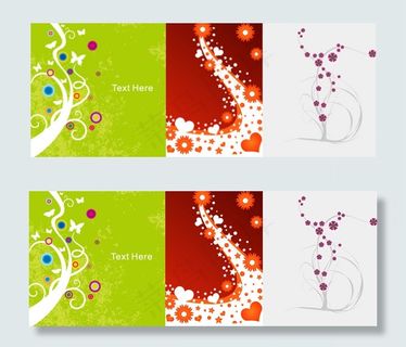 矢量时尚花纹元素