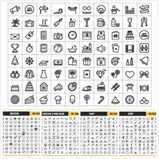 线性图标设计,免抠元素