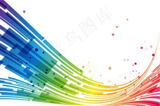 几何波浪线条背景