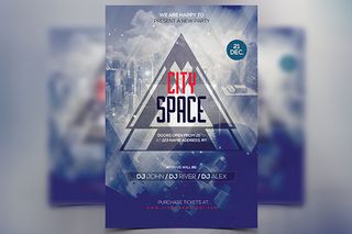 夜店城市空间海报