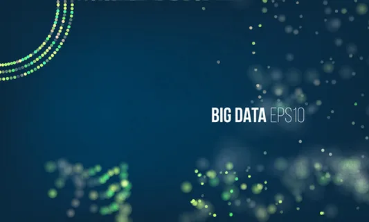 抽象虚化粒子背景 抽象虚化粒子背景