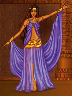 古埃及跳舞女性