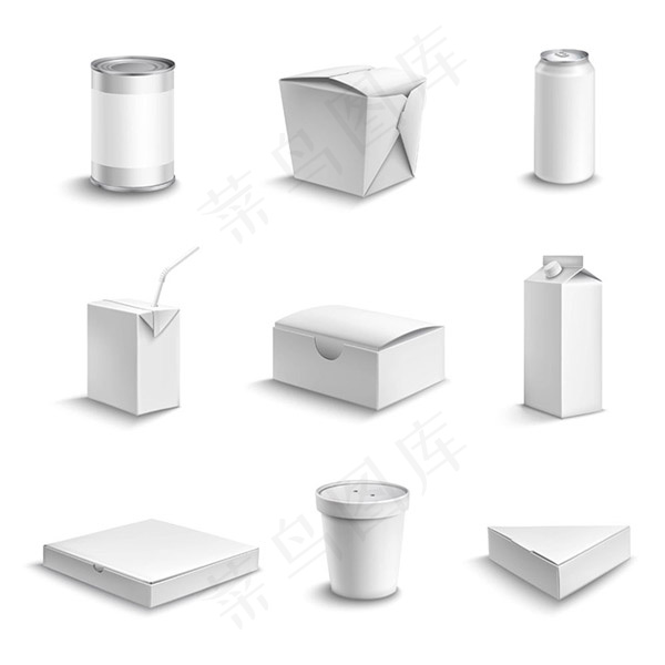 空白包装盒设计