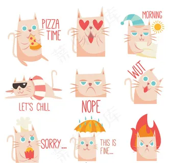 可爱猫咪设计
