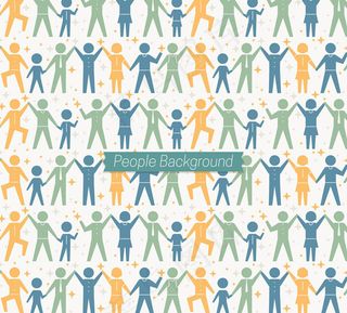 抽象人物剪影背景