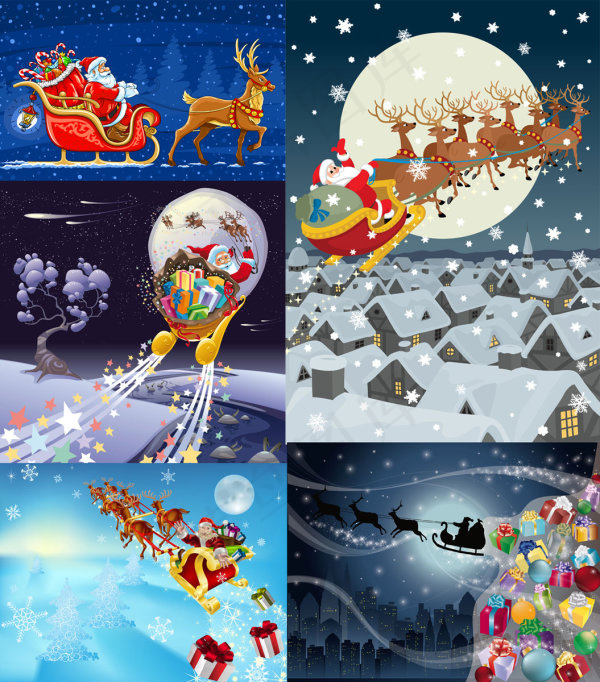 圣诞老人送礼物