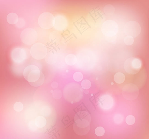 粉色光晕梦幻背景ai矢量模版下载