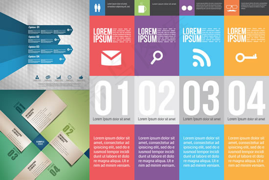 创意数字标签,免抠元素