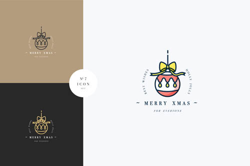 圣诞吊球图标,免抠元素