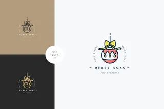 圣诞吊球图标,免抠元素