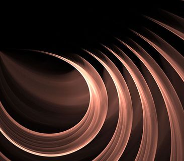 弯曲发光线条背景