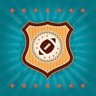 橄榄球盾形标志
