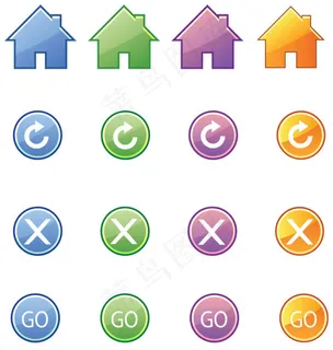 精美的图标按钮 精美的图标按钮