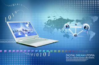 商务科技背景,背景元素