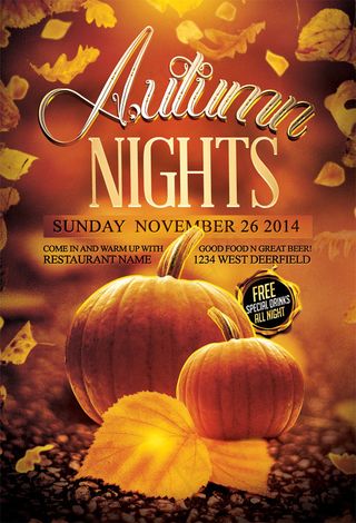 万圣节南瓜头海报