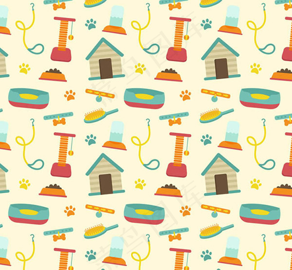 宠物狗元素背景