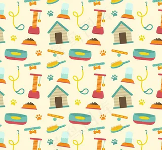 宠物狗元素背景