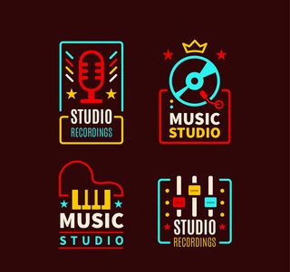 音乐工作室标志