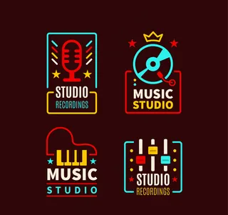 音乐工作室标志