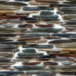 彩色石板墙背景