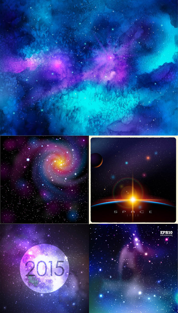 浩瀚的宇宙eps,ai矢量模版下载