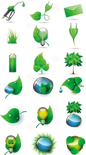 科技环保图标,免抠元素