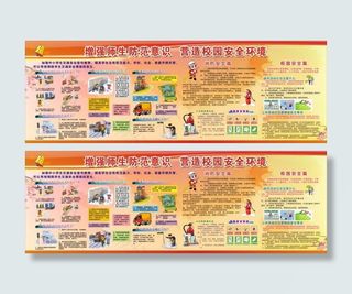 校园安全宣传栏