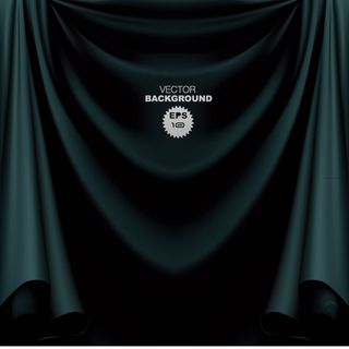 墨绿幔布背景
