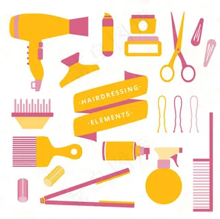 理发用品矢量