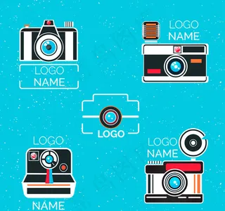 抽象照相机标志