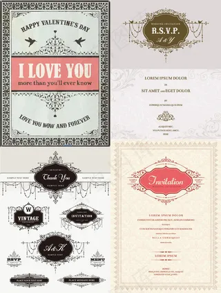 婚礼邀请函模板