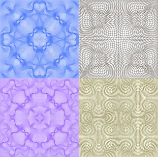 线条扭曲图形背景,背景元素