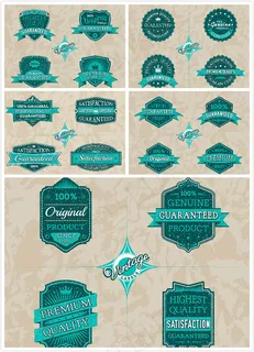 欧式古典标签,免抠元素