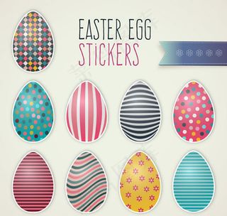 复活节彩蛋贴纸